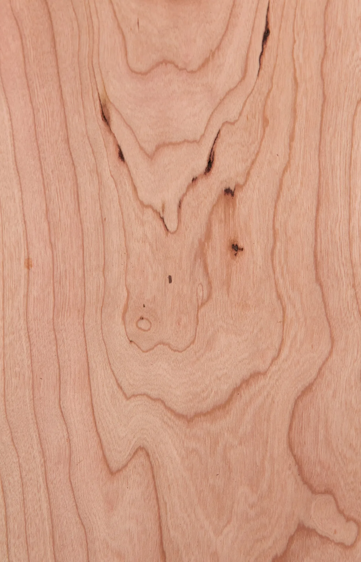 Houtnerf van Amerikaanse kersen — fijn Noord-Amerikaans loofhout met warme tint bij CIB Wood — voorbeeldfoto 1